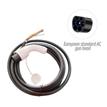 Portable 16A 220V AC Electric Vehicle Charger Gun for Fast EV Charging
