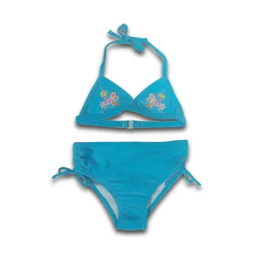 Children's Swimwear with Embroidery Top and Moderate Briefs, Small Orders are Welcome