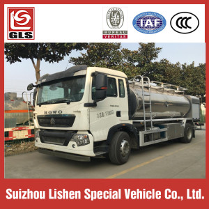 Sinotruk Howo Fuel Tank Truck 15000L Oil Transportation