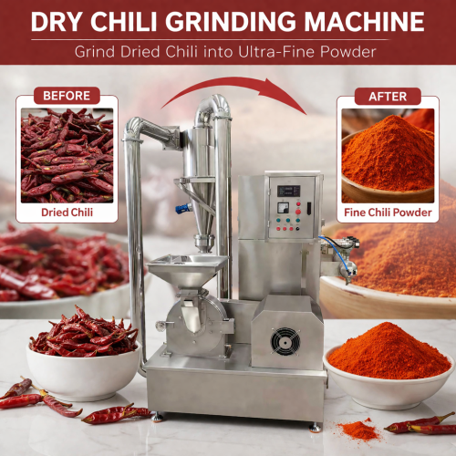 Automatinė čili miltelių malimo mašina