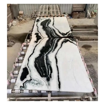 Modern European Dolomite Marble Slabs in Panda White for Hotel, Kitchen, Bathroom & Villa Tiles