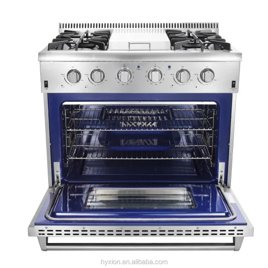 36" new world industrial gas range cookers cooktop with 4 burner