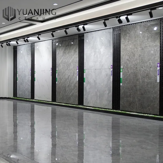 750x1500mm Luxury Marble Effect Porcelain Ceramic Tiles: Non-Slip Slab Tiles for Bedroom Flooring