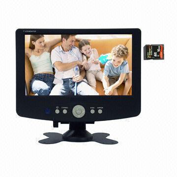 7-inch CCTV MPEG4 Recording Monitor with One Cable Solution Interface