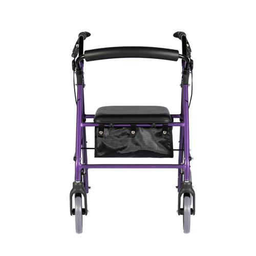 China Rollator Walker With Shopping Cart And Black Seat Manufactory