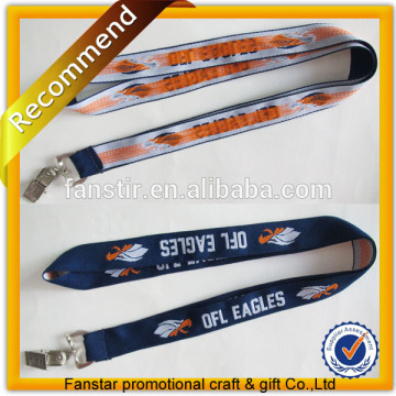 Folded leading elastic cord lanyard ,DIY design sublimation printed lanyards