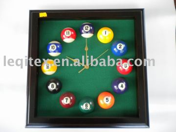 Leqi-billiard clock pool table clock