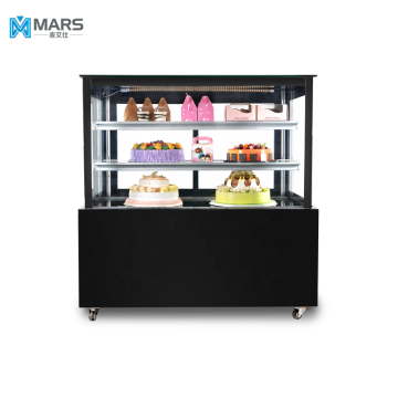 Vertical 3-Layer 900mm Marble Supermarket Cake Display Cooler