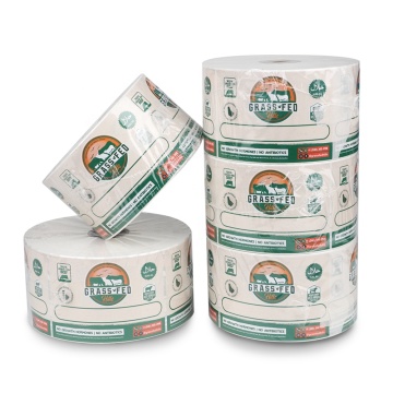 Customized copperplate paper stickers for logos