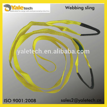 3 T SF7:1 high intensity polyester webbing slings for lifting straps from China manufacturer