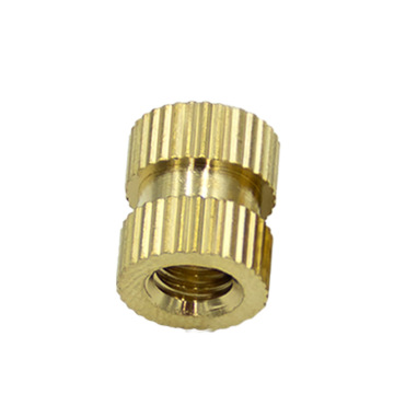 brass knurled thread insert nut