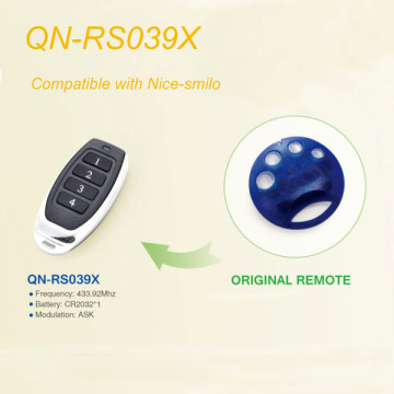 QN-RS039X 433.92Mhz RF Universal Remotes Rolling Code