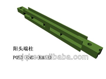 bailey steel bridge component-male end post