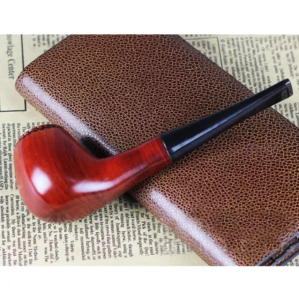 Factory selling classic handmade mahogany smoking pipe