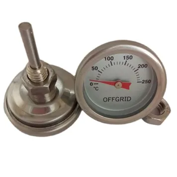 37mm Small Size BBQ Grill Pizza Oven Thermometer