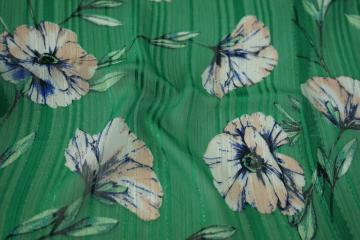 100% Polyester Lurex  Stripe Tissue Dobby Fabric