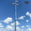 Postes tubulares de aço confiáveis ​​para projetos de energia