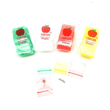 LDPE 1515 Color Ziplock Mini Apple Bag