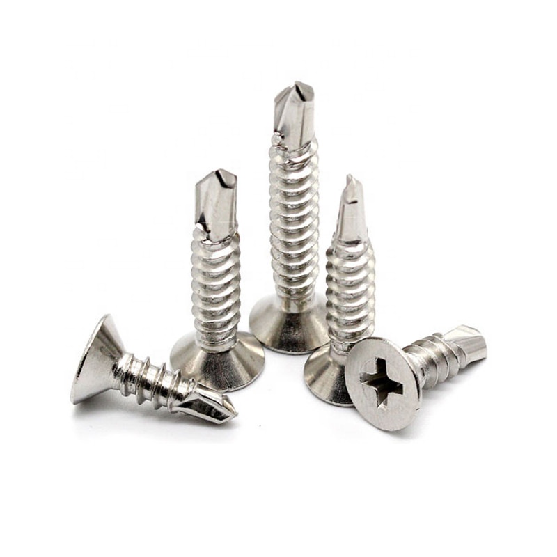 flat self drilling screw for carbon steel