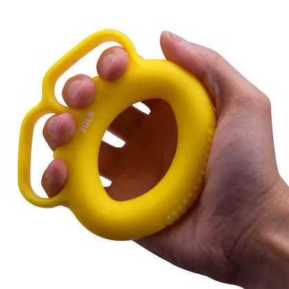 Finger Muscle Workout Silicone Power Exerciser Hand Grip Ring