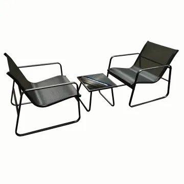 Uplion Outdoor Leisure Garden Bistro 3-Piece Patio Table and Chair Set