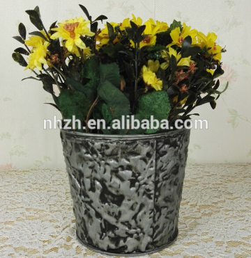 embossed flower pot vitage garden flower pot