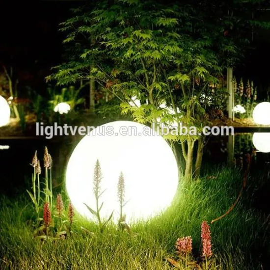 LED solar ball lighting for garden