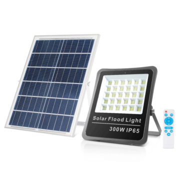 Solar Flood Light with Solar Panel