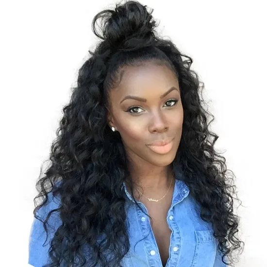 13 By 4 Hd Transparent Loose Wave Lace Front Wigs For Black Women 30 36 40 Inch Loose Curly Wave Virgin Human Hair Wig Curl Wig