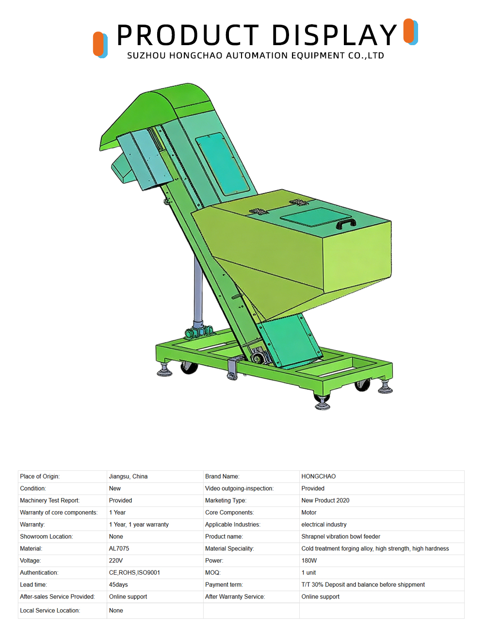 Non-standard Electromagnetic Vibrating Feeder x