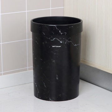 Runde Slim 8L Plastik -Badezimmerabfallbehälter