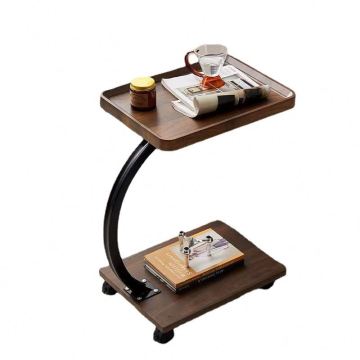Minimalist Movable Square Sofa Side Table for Living Room and Balcony