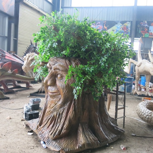 Interactive Animatronic Talking Tree for Theme Parks