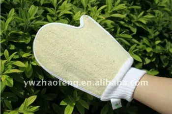 2016 Thumb loofah scrub bath mitt