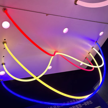 IP67 360 Degree Soft Linear LED Pendant Light - DALI Dimming, Waterproof