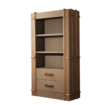 Antique Bookshelf Full Canvas Bookcase L866