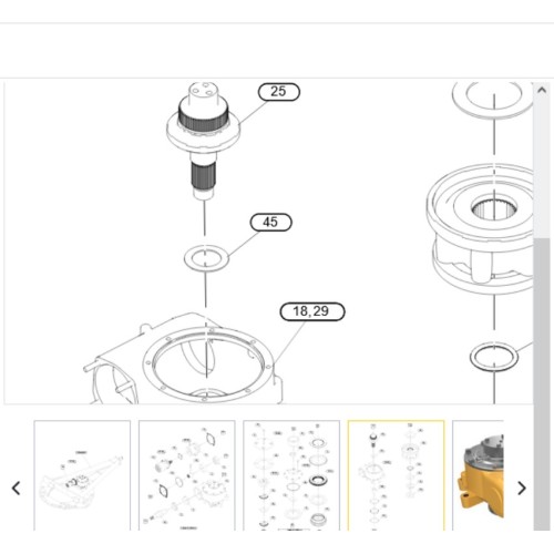 423-9923/4239923 DRIVE GP-CIRCLE FOR Motor Grader160M3