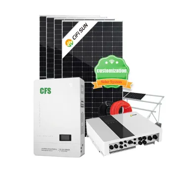 Complete Off-Grid Hybrid Energy Storage Power System Kit - 3kW to 30kW Solar Panels for Home