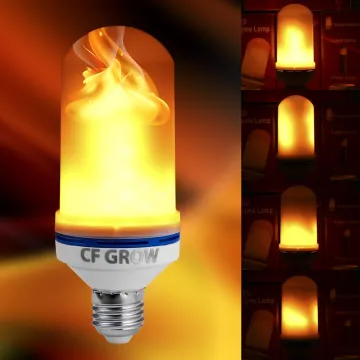 6W 120V 230V LED flickering flame bulb E26 27 flame eccect fire led flame bulbs