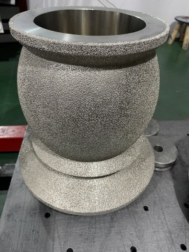 Super large special-shaped brazed grinding wheel