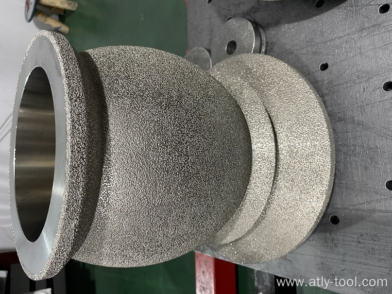 Super large special-shaped brazed grinding wheel