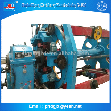with 100% gear back-twisiting stranding usage cradle type cabling machine