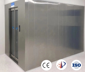 Stainless Steel Sliding Door Air Shower in Pharmaceutical