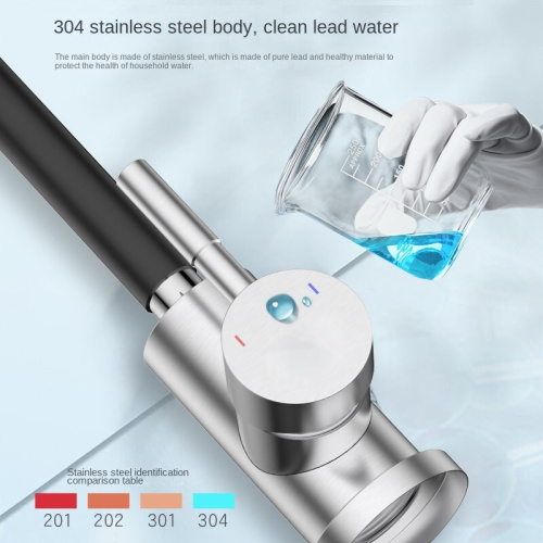 Rotate 304-Stainless Steel Tap Hot Cold Kitchen Faucet