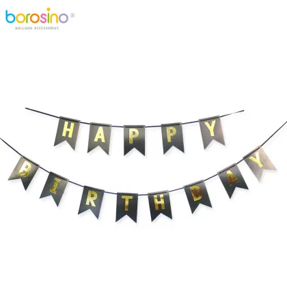Borosino B501 Birthday Party Fish Tail Banner for Happy Birthday Decoration