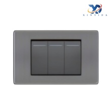 আধুনিক 3-গ্যাং 1 ওয়ে সুইচ