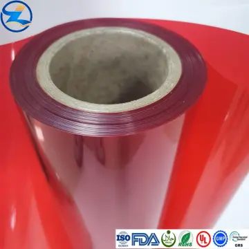 Red Customized Hard Printable PVC Films