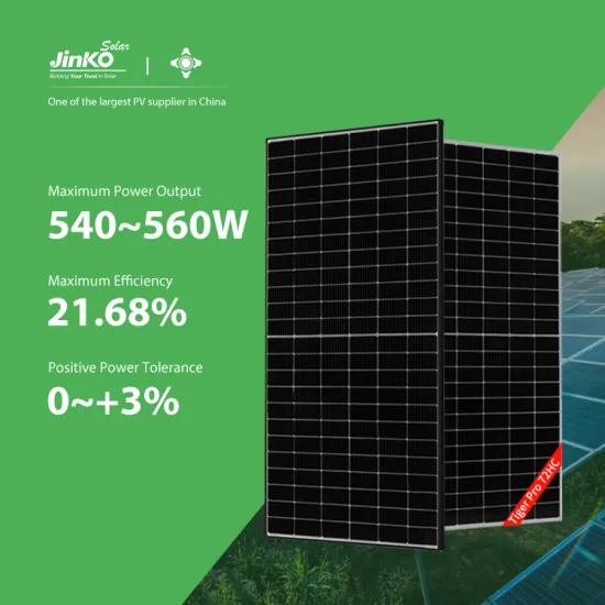 Jinko High Performance Half Cell Solar Panels: 540W, 545W, 550W, 555W, and 560W Panels in EU Stock