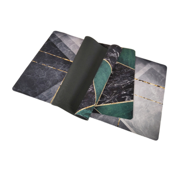 Tapis de tissu absorbé par l'eau imprimée avec fond en caoutchouc antidérapant