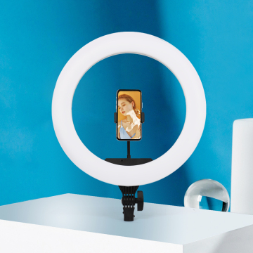 18-Inch Table Top Tripod Ring Light with USB LED: Perfect for Selfies and Makeup Application